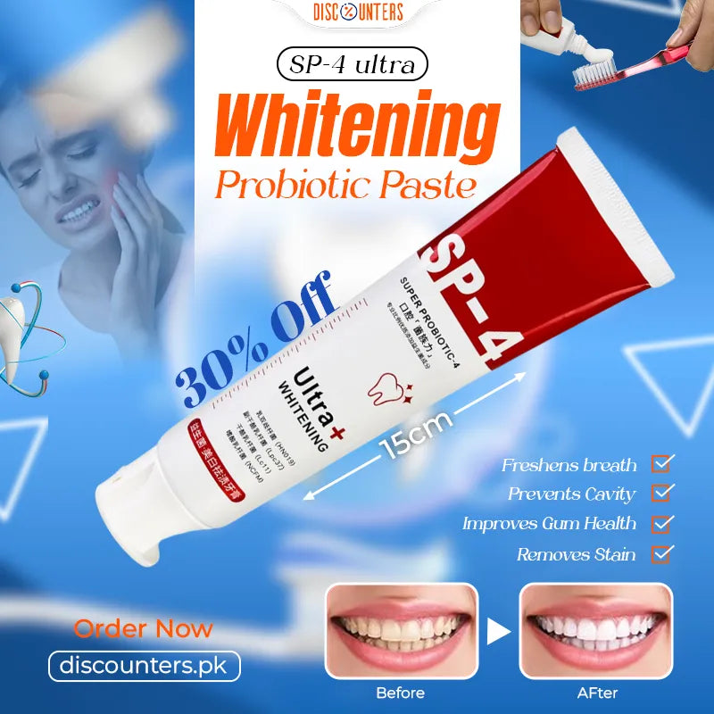 SP-4 ultra Whitening Probiotic Paste 6 Reviews