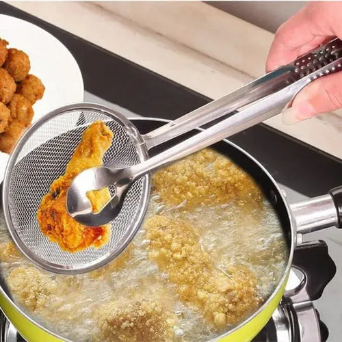 2 in 1 Frying Tong