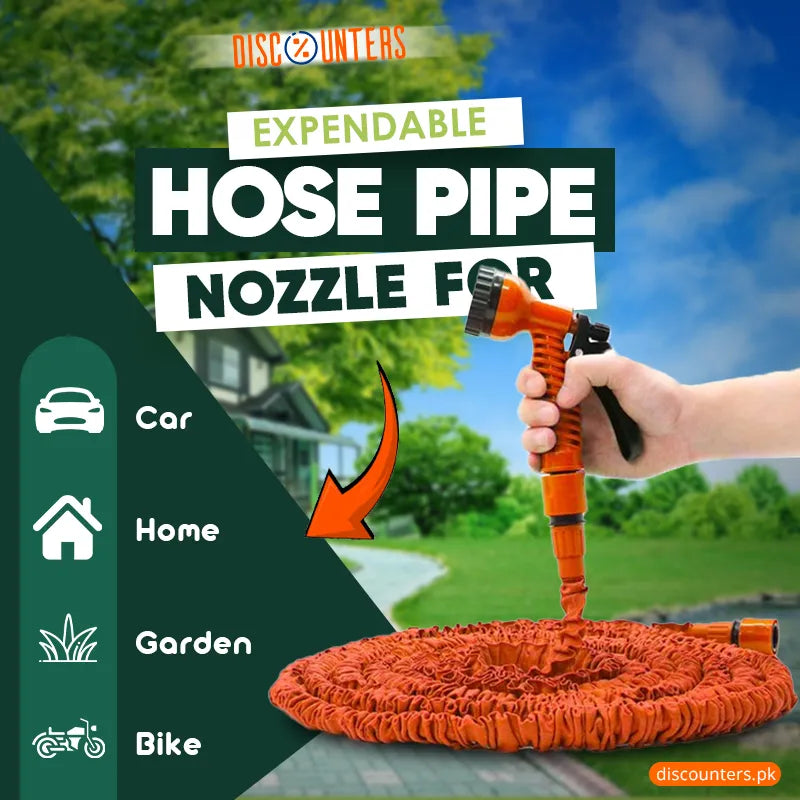 100Ft Expandable Hose Pipe Nozzle